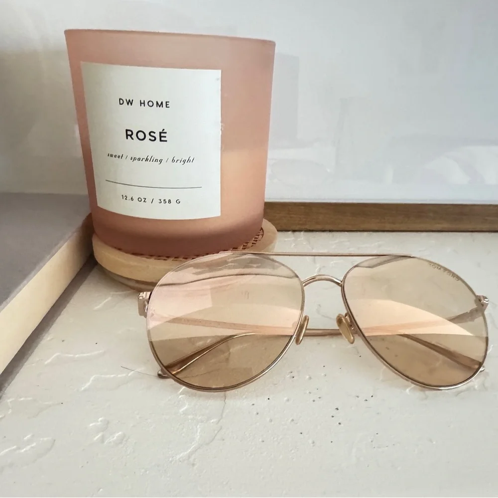 Tom Ford Gold Aviator Sunglasses